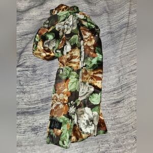 Cejon Women's Polyester‎ Floral  Scarf